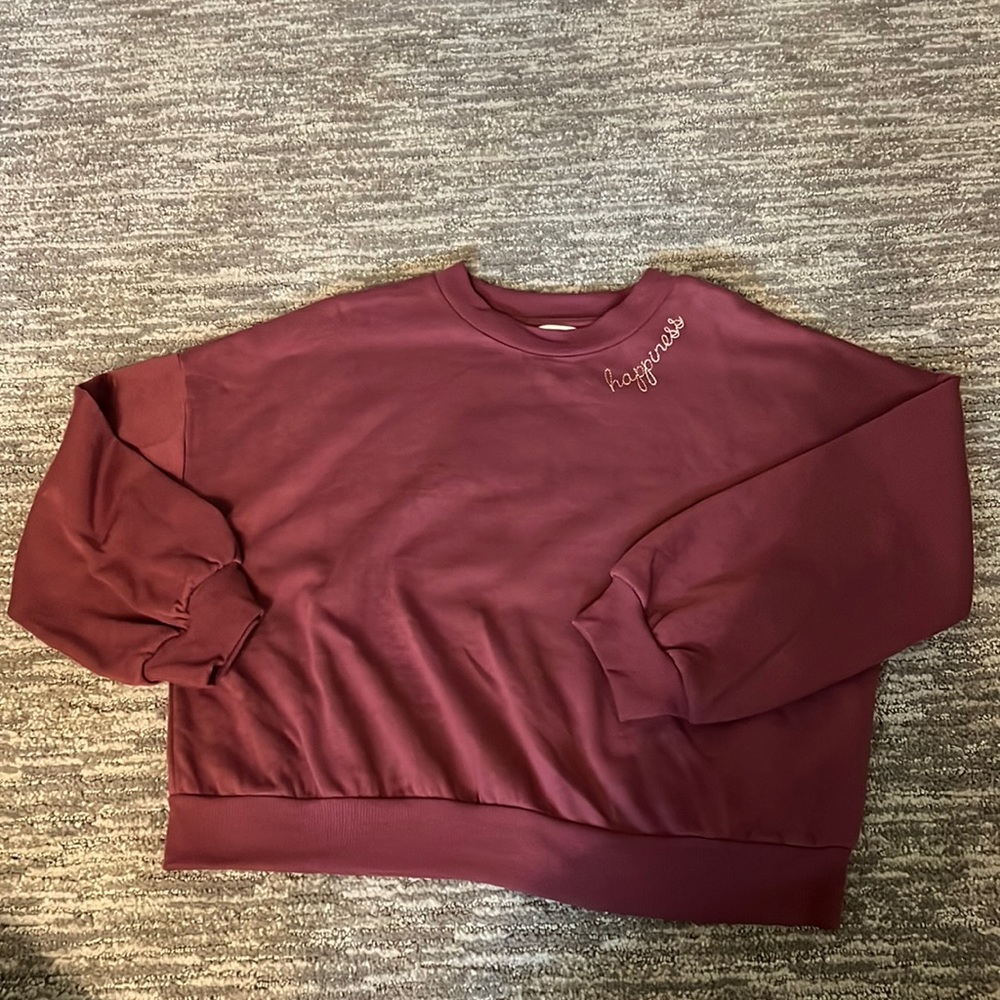 NWOT tween cropped sweatshirt